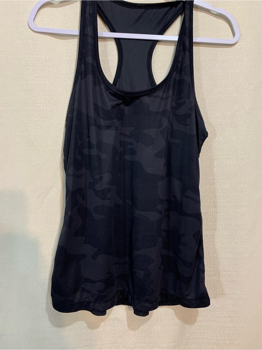 Women’s Black Camo Racerback Tank Top - Athletic Performance Style a2/43